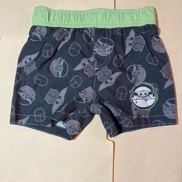 Star Wars Baby Yoda/Grogu Swim Trunks NWOT - Picture 1 of 3
